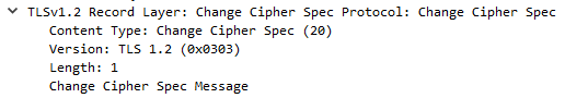 changecipherspec message